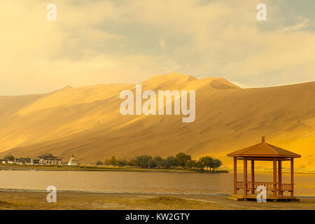 Badain miao lago VII, Cina Foto Stock