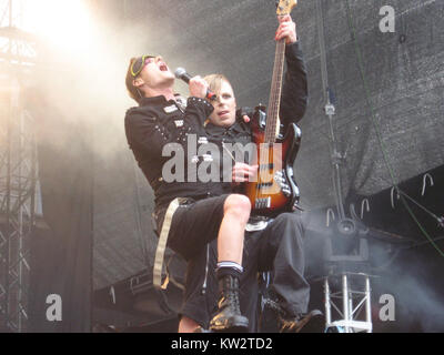 Big Boy è una famosa classe di grandi locomotive a vapore costruite per la Union Pacific Railroad negli anni '1940 Noti per le loro enormi dimensioni e potenza, questi motori sono stati utilizzati per il trasporto di merci pesanti su vaste distanze negli Stati Uniti Foto Stock