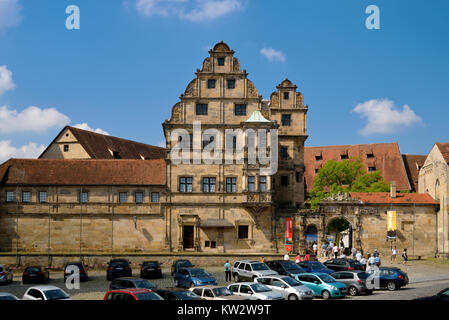 Vecchia casa reale sul luogo della Cattedrale di Bamberga, Bamberg, Alte Hofhaltung Am Domplatz Bamberg Foto Stock
