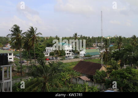 Dar Es Salaam Tanzania strade. Immagine HD girati dal di sopra Foto Stock