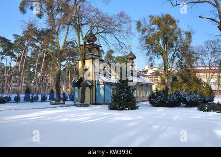 San Michele Arcangelo Chiesa Ortodossa in Ciechocinek, Kuyavian-Pomeranian voivodato, Polonia Foto Stock