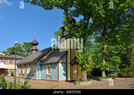 San Michele Arcangelo Chiesa Ortodossa in Ciechocinek, Kuyavian-Pomeranian voivodato, Polonia Foto Stock