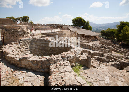 Il Kouloures, Festo, area archeologica, Creta, Grecia, Europa Foto Stock