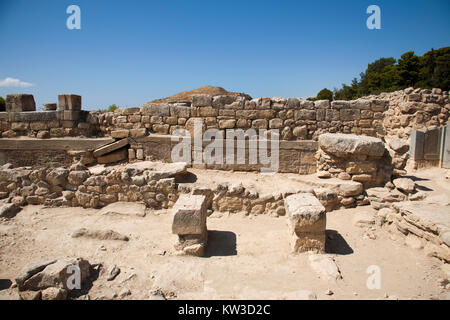 L'ala ovest, Festo, area archeologica, Creta, Grecia, Europa Foto Stock