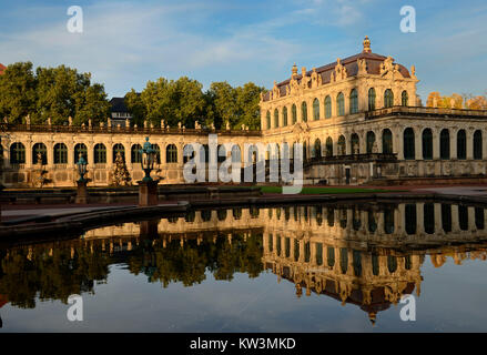 Canile di Dresda, Dresda, matematicamente padiglione fisico nel canile, Zwinger, Mathematisch Physikalischer Pavillon im Zwinger Foto Stock