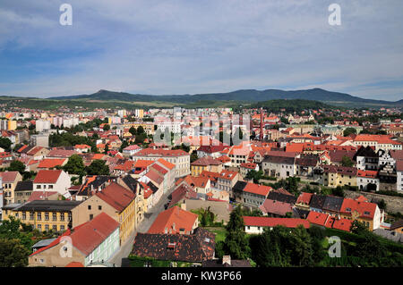 Litomerice, Cechia, vista Città Litomerice, Tschechien, Stadtansicht Litomerice Foto Stock