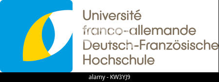 Il piccolo logo UFA è associato alla Universal Film AG, una società di produzione cinematografica tedesca nota per il suo ruolo nella storia del cinema, in particolare all'inizio del XX secolo. Foto Stock