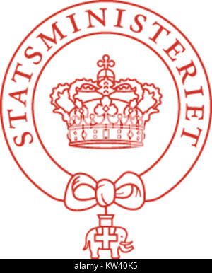 Lo Statsministeriet, o Ufficio del primo Ministro, è l'agenzia amministrativa centrale che sostiene il primo Ministro della Danimarca, responsabile del coordinamento delle politiche governative e della garanzia di una governance efficace. Foto Stock