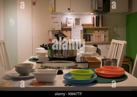 All'interno di mobili Ikea store in hong kong Foto Stock