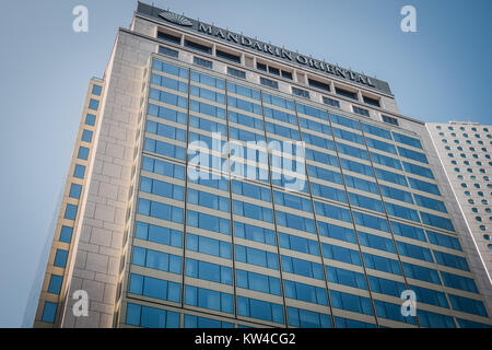 Hong kong Mandarin Oriental hotel Foto Stock