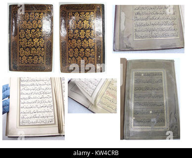 Libro di Preghiere, Surat al Yasin e Surat al Fath incontrato199.2003 TR Foto Stock