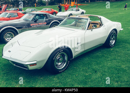 Una Corvette Car Show, South Australia, Australia. Foto Stock