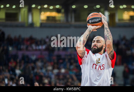 Centro Pero Antic di Crvena Zvezda Belgrado mts si riscalda Foto Stock