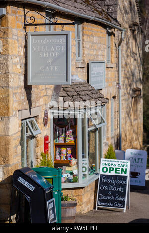 Longborough negozio del villaggio, Gloucestershire, Regno Unito Foto Stock