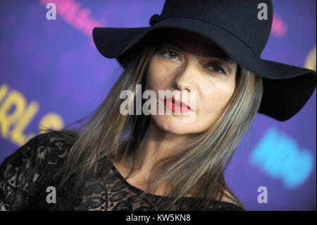 NEW YORK, NY - gennaio 06: Jill Hennessy assiste il 'ragazze' stagione tre premiere al Jazz al Lincoln Center il 6 gennaio 2014 in New York City People: Jill Hennessy Foto Stock