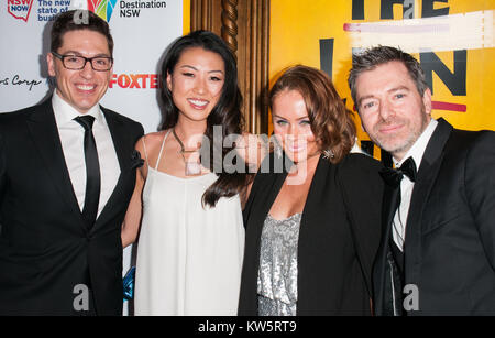 SYDNEY, Australia - 18 agosto: gli ospiti arriva a 2014 Helpmann Awards al Teatro Capitol il 18 agosto 2014 a Sydney, in Australia. Persone: gli ospiti Foto Stock