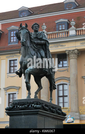 Weimer Carl Agosto Denkmal Foto Stock