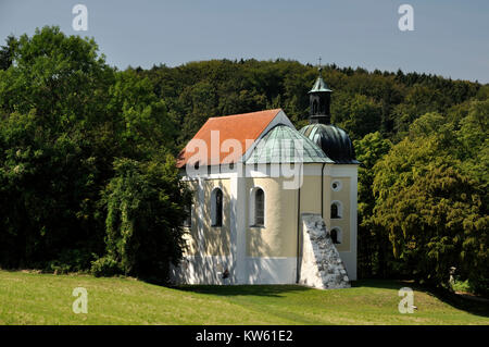 Le donne della cappella di montagna, chiostro mondo castello, Frauenbergkapelle, Kloster Weltenburg Foto Stock