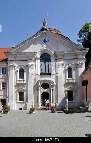 Minster Saint Georg, chiostro mondo castello, Klosterkirche Sankt Georg, Kloster Weltenburg Foto Stock