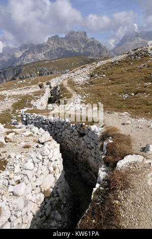 Il Dolomites World War museum, Dolomiten Weltkriegsmuseum Foto Stock