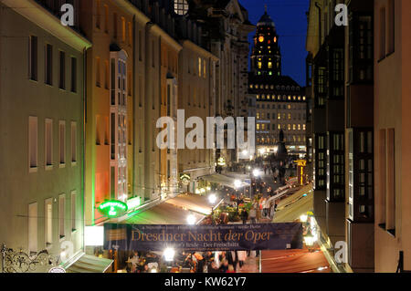 La città di Dresda partito, Dresden Stadtfest Foto Stock