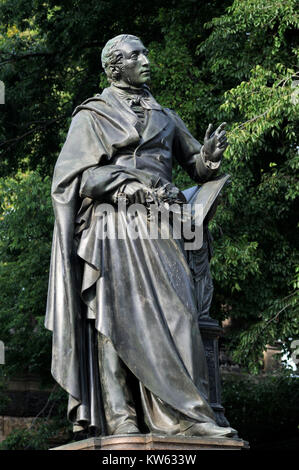 Tessitore monumento in piazza del teatro , Weberdenkmal am Theaterplatz Foto Stock