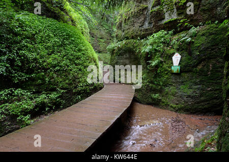 Dragon's gulch, Drachenschlucht Foto Stock