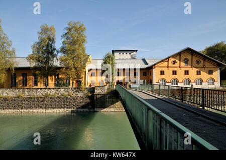 Hallein saltwork, soluzione salina di Hallein Foto Stock