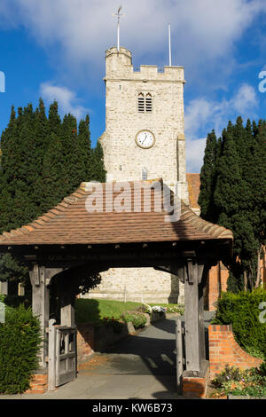 RAYLEIGH, ESSEX, UK - 27 OTTOBRE 2017: Vista esterna della Chiesa della Santa Trinità Foto Stock