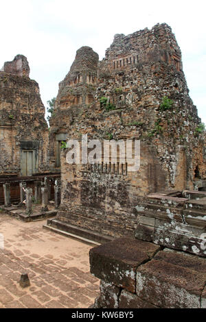 All'interno ynner cantiere del Tempio Banteay Samre, Angkor Wat< Cambogia Foto Stock