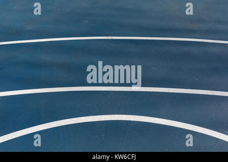 Dettaglio di un campo di pallacanestro Foto Stock
