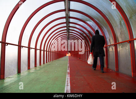 Il Clyde tunnel in Glasgow Foto Stock