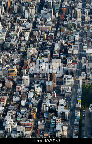 Tokyo - Giappone, 19 Giugno 2017: vista aerea di Tokyo visto dalla Sky Tower ad albero Foto Stock