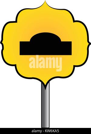 Abstract segnale trafic Illustrazione Vettoriale