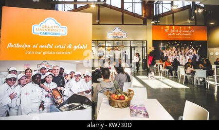 Scuola Italiana Carpigiani Gelato University Fico Eataly Mondo Foto Stock