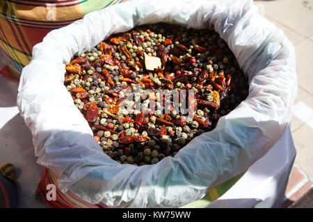 Spice Cestello a carribean Spice Market Foto Stock