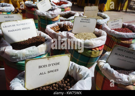 Spice Cestello a carribean Spice Market Foto Stock