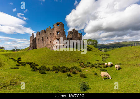 Brough Castello; Cumbria, Regno Unito Foto Stock