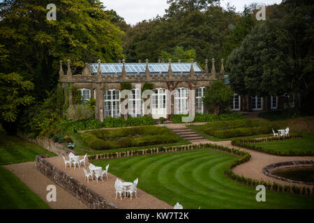 I matrimoni presso l'incantevole St Audries Park West Quantoxhead, Taunton, Somerset, Foto Stock