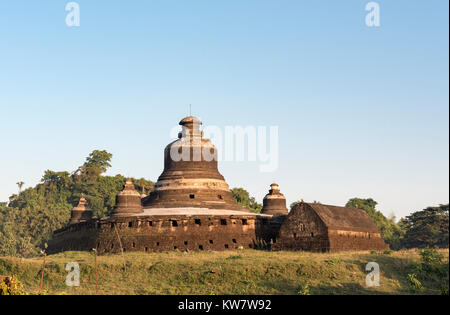 Htukkant Thein tempio, Mrauk U, Birmania (Myanmar) Foto Stock