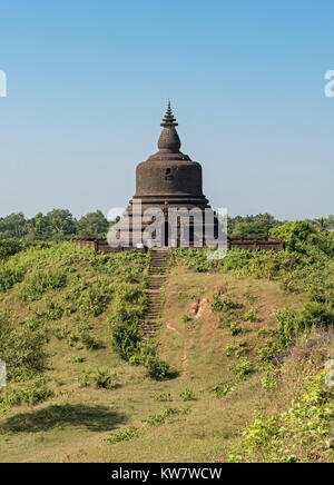 Pagoda Myatazaung, Mrauk U, Birmania (Myanmar) Foto Stock