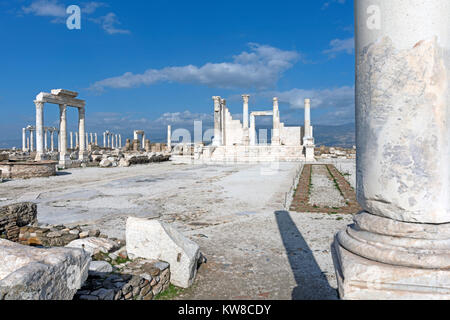 Gennaio 24,2015 DENIZLI.Laodiceia era situato in età ellenistica regioni della Caria e Lydia, che più tardi divenne provincia romana della Frigia Pacatian Foto Stock