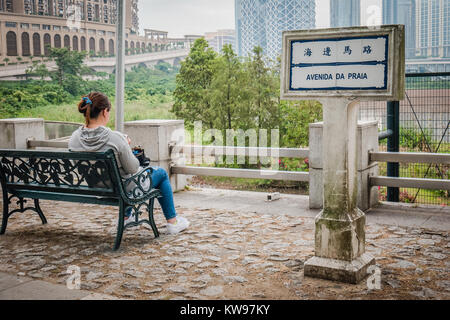 Macau Taipa case museo attrazione turistica Foto Stock