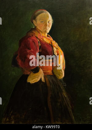 Halfdan Egedius: "Ritratto di Mari Clasen" (1895) Foto Stock