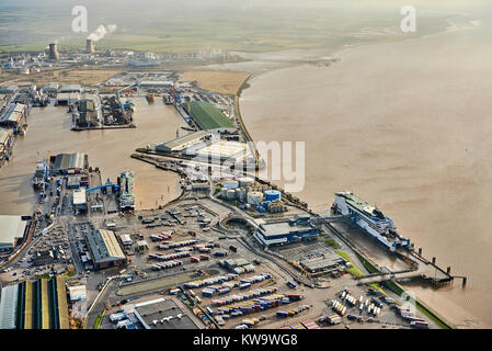 King George Docks scafo, East Yorkshire Regno Unito Foto Stock