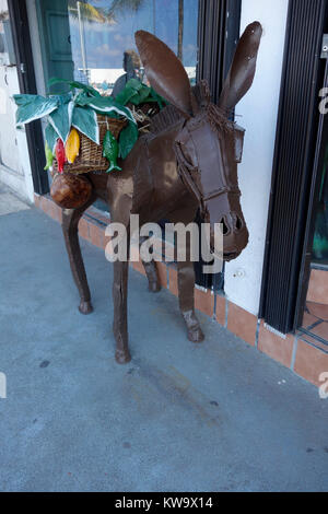 Caricature messicano sul display, Cozumel, Messico. Foto Stock