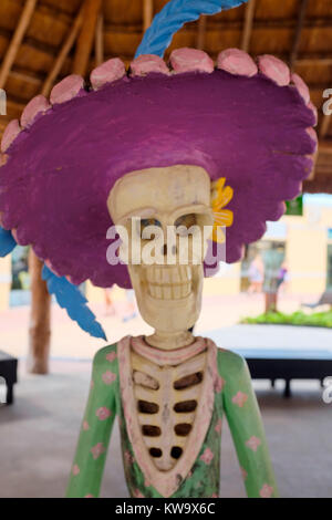 Caricature messicano sul display, Cozumel, Messico. Foto Stock