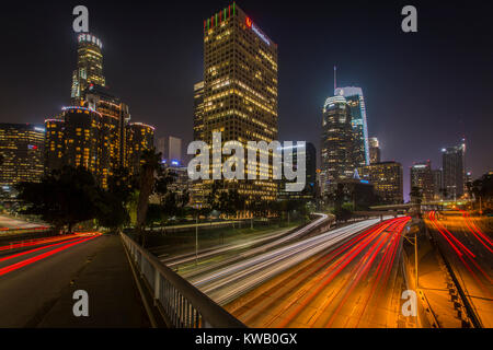 Los Angeles skyline del centro Foto Stock