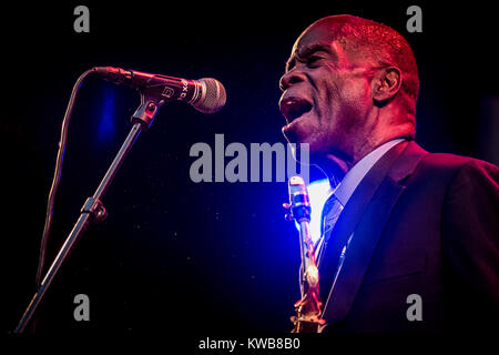 La American funk e soul il sassofonista jazz Maceo Parker esegue un concerto dal vivo presso il Danish music festival SmukFest 2016. Danimarca, 06/08 2016. Foto Stock
