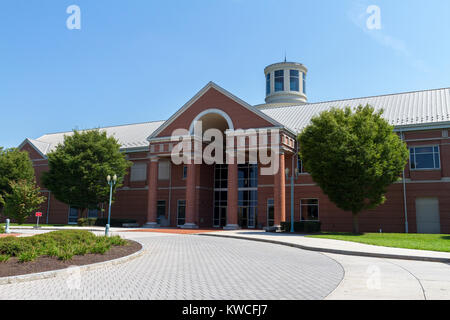 Ingresso al Museo Nazionale della Guerra Civile, Lincoln Circle, Harrisburg, PA, Stati Uniti. Foto Stock